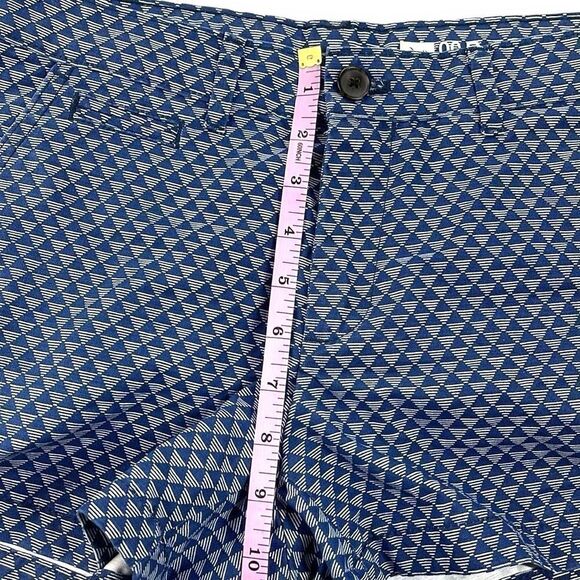 Gap Shorts Womens Size 00 R Blue Diamond Geo Flat‎ Front Short - Picture 6 of 8